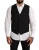 Dolce & Gabbana Mannen Zwart Wollen Formele Waistcoat Jurk
