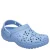 Crocs Peuter/Kleuter classic floral cut out clogs blauw