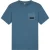 Malelions Men Nylon Pocket T-Shirt | Blue Slate