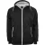 Urban Classics Heren Contrast Zachte Shell Jas (Zwart/Wit)