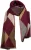 ZO Sjaal Bordeaux Rood dames