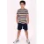 B.Nosy gestreepte T-shirt groen
