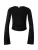 ABOUT YOU x Emili Sindlev Shirt ‘Carin’  zwart