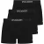 Lyle & Scott Heren Devon Boxershorts (Set van 3) (Zwart)
