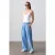 Hoog-Waisted Wijde Jeans van Katoen