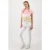 RAIZZED Blossom Split Jeans White