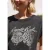 Street One Studio Dames Shirt met afhangende schouders in gewassen look in Grijs