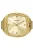Invicta Mini Ring 50638 Dameshorloge – Quartz Uurwerk – Roestvrij Staal met Gouden Wijzerplaat – 23 mm