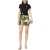 AmyLynn Minirok van metallic kunstleer voor dames (Groen)