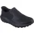 Skechers Conner Rayne Leren Heren Zwarte Instappers