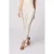 Morgan cropped slim fit broek ecru