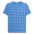Lambretta Heren SS24 Geometrisch T-shirt met all-over print (Vallarta Blauw)