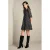 LOLALIZA blousejurk met stippen – zwart/wit