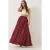 Maxi Rok met Ruffle Detail
