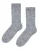 Steven – Heren Alpaca Wol Sokken – 1 Paar Warme Gebreide Boot Sokken voor Winter – Lichtgrijs