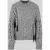 Marc Cain Pullover van mix van wol en alpaca met parelfranjes