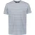 No Excess T-shirt crewneck jacquard stripes ice