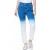 PAIGE Hoxton Slim Raw Hem Arctic Ombre