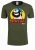 LOGOSHIRT Shirt ‘Brutus – Pop Art’  olijfgroen