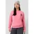 QS sweater met backprint – lichtroze