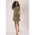 TRENDYOLMİLLA Dames Kaki Effen Kort / Mini Kort Avond / Dagelijks Bodycon Jurken