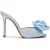 Steve Madden Priya-flwr Mules Blue Satin