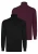 Felix Hardy Colturi – Trui 2 Pack – 100% Katoen Heren Zwart-Bordeaux – Xl