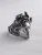 REYTEL Ring ‘GORGON MEDUSA’  zilver