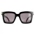 Bottega Veneta Square Dames Zwart Grijs BV1005S