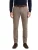 Slim fit Subway Gardeur chino katoen donkerbruin