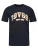 19V69 ITALIA Shirt ‘Tadeo’  beige / donkerblauw