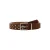 MANGO TEEN leren riem met studs – bruin