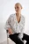 TRENDYOLMİLLA Dames Wit Stippen Lang Oversized Overhemden