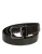 Dolce & Gabbana Bruin Glanzend Leren Klassieke Metalen Gesp Riem