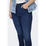 ONLY CARMAKOMA high waist skinny jeans dark blue denim