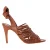 Loro Piana Kristin geweven sandalen met enkelbandjes in bruin leer