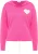 MYMO Trui ‘Nolie’  rosa / wit
