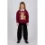Vingino rechtvallende sweater met print – donkerrood