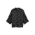 VERO MODA blouse met stippen zwart