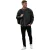 Firetrap Heren-baseballjas met logo in varsity-stijl (Zwart)