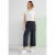 Street One Dames Loose fit broek van viscose in Blauw