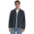 No Excess Overshirt full button solid jacquar dark night