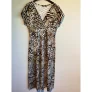 Geisha Dress v-neck sleeveless aop dessin