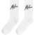 Malelions Signature Socks 2-Pack | White/Black