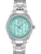 Philipp Plein Analoog horloge  turquoise / zilver