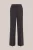 WE Fashion – Dames wide leg pantalon – Regular fit – Donkerbruin –