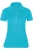 TRIGEMA Dames Poloshirt azuurblauw, Effen