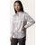 Dames Effen Woven Hemd-Kraag T-Shirt