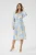 Jurk Regular fit Blue Watercolor blue multi