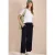 7/8 High Waist broek met wijde pijpen in Loose Fit